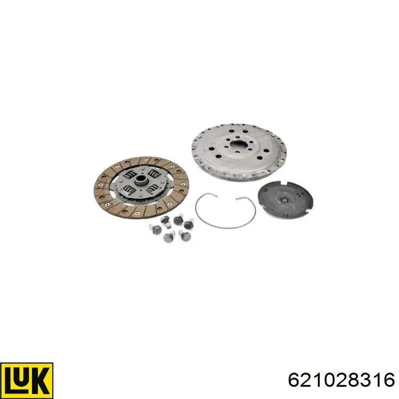 Комплект зчеплення (3 частини) LUK 621028316 ціна, від 99.97 USD
