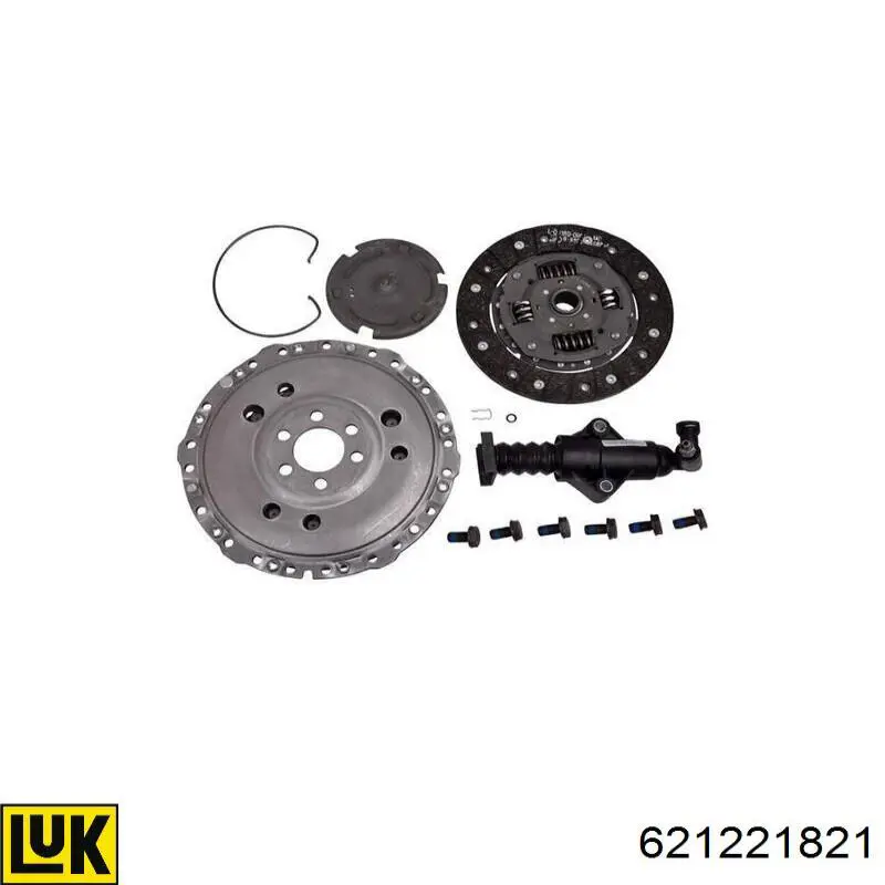 Комплект зчеплення (3 частини) LUK 621221821 ціна, від 184.34 USD