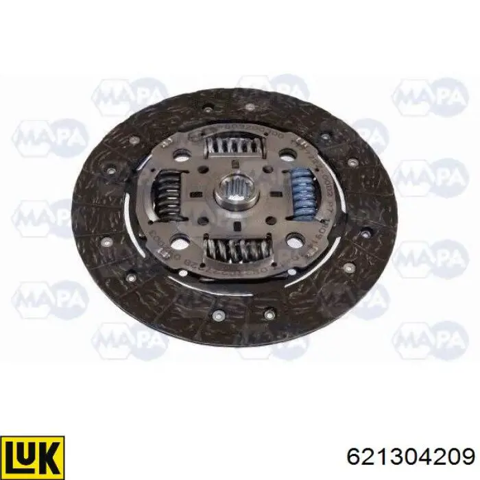 Комплект зчеплення (3 частини) LUK 621304209 ціна, від 134.29 USD