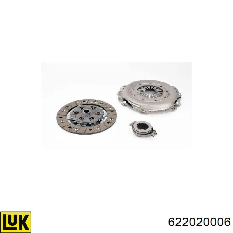 Купити 622020006 LUK Комплект зчеплення (диск, корзина, підшипник)