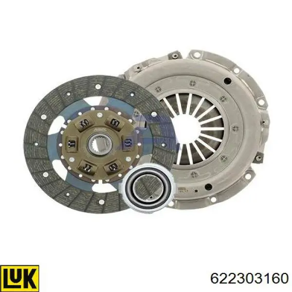 Комплект зчеплення (3 частини) LUK 622303160 ціна, від 127.43 USD