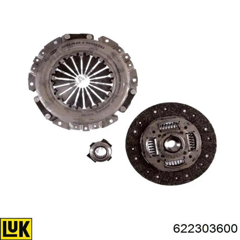 Комплект зчеплення (3 частини) LUK 622303600 ціна, від 126.87 USD