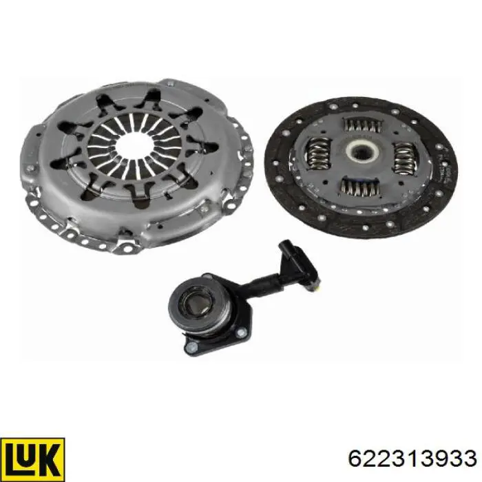 Комплект зчеплення (3 частини) LUK 622313933 ціна, від 177.88 USD