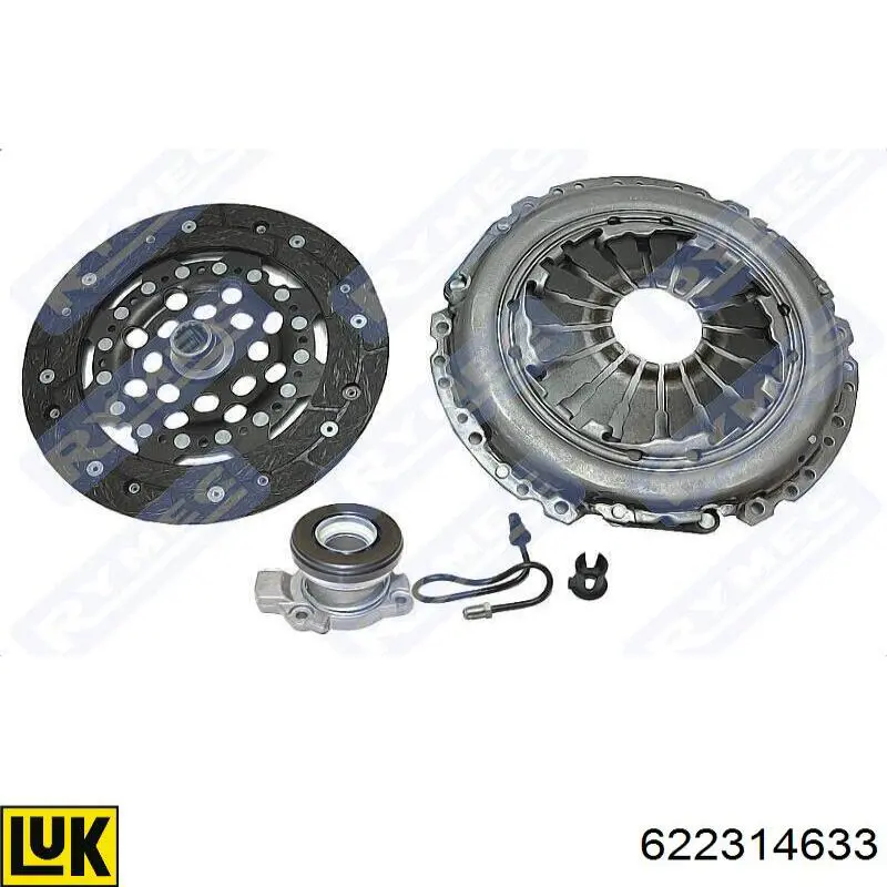 Купити 622314633 LUK Комплект зчеплення (диск, корзина, підшипник)