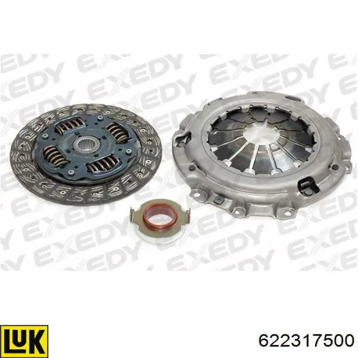 Комплект зчеплення (3 частини) LUK 622317500 ціна, від 232.88 USD