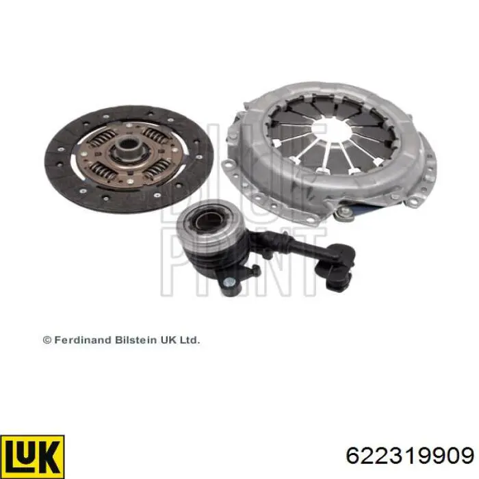 Комплект зчеплення (3 частини) LUK 622319909 ціна, від 103.08 USD