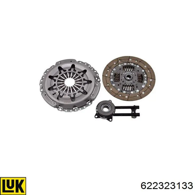 Комплект зчеплення (3 частини) Ford 2525313 ціна, від 158.00 USD