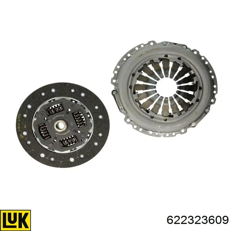 Купити 3000950941 Sachs Комплект зчеплення (диск, корзина, підшипник)