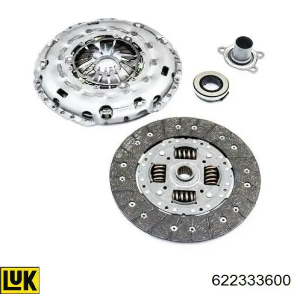 Комплект зчеплення (3 частини) LUK 622333600 ціна, від 143.60 USD