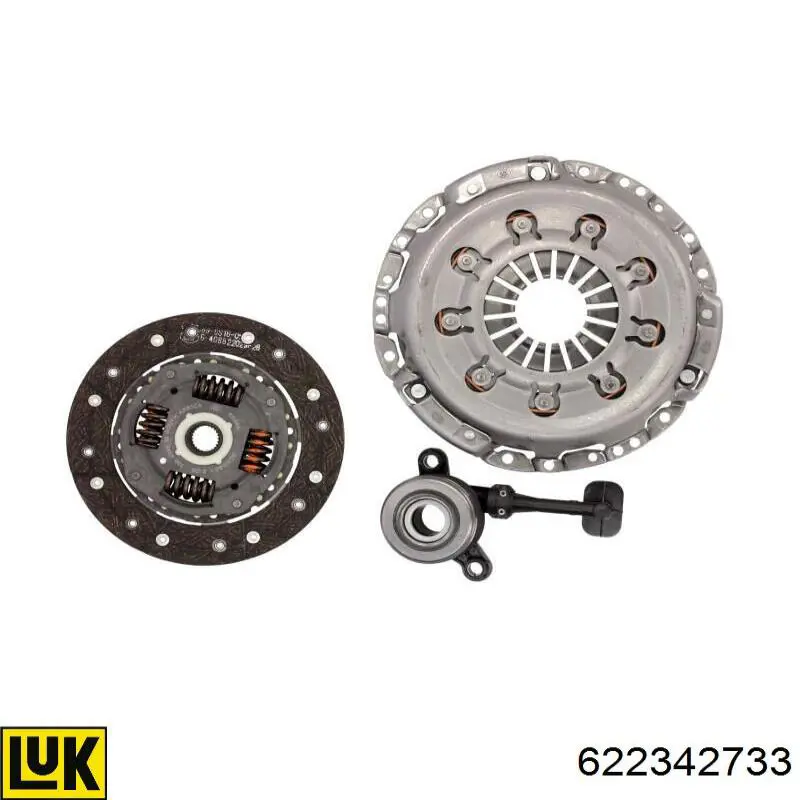 Комплект зчеплення (3 частини) Mercedes A4152500015 ціна, від 153.23 USD