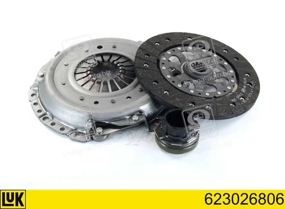 Комплект зчеплення (3 частини) LUK 623026806 ціна, від 159.81 USD