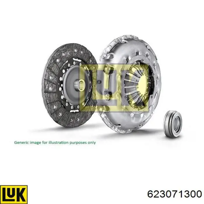 Купити 623071300 LUK Комплект зчеплення (диск, корзина, підшипник)