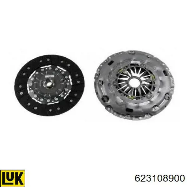 Комплект зчеплення (3 частини) LUK 623108900 ціна, від 159.76 USD