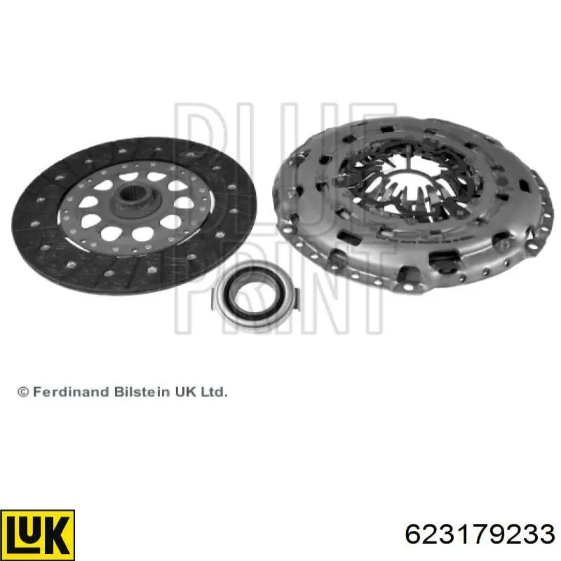 Комплект зчеплення (3 частини) LUK 623179233 ціна, від 469.34 USD