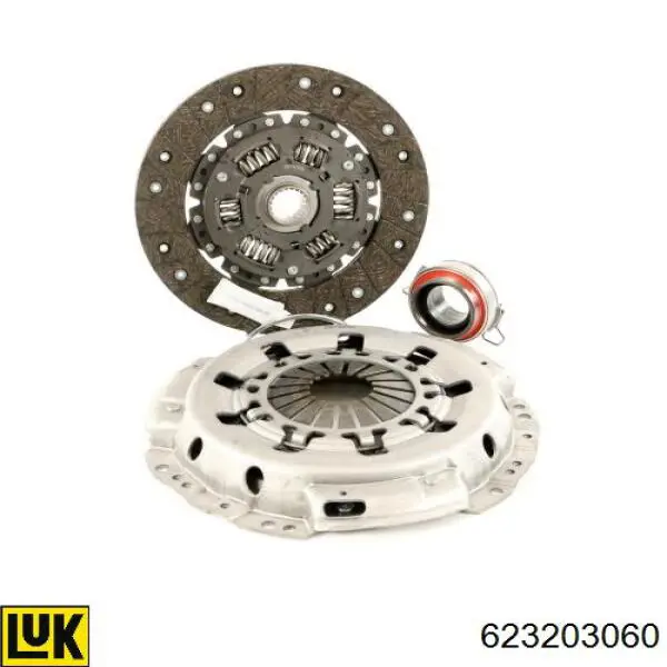 Комплект зчеплення (3 частини) LUK 623203060 ціна, від 149.83 USD