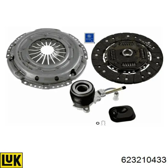 Комплект зчеплення (3 частини) Sachs 3000990568 ціна, від 222.46 USD