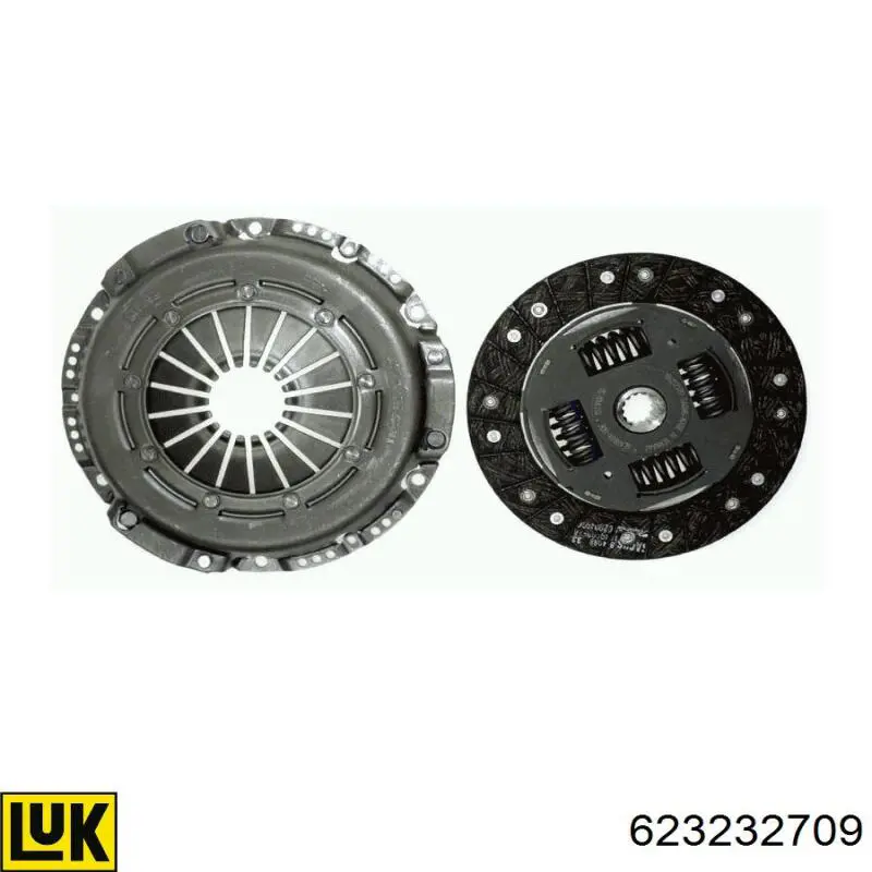 Комплект зчеплення (3 частини) LUK 623232709 ціна, від 184.42 USD