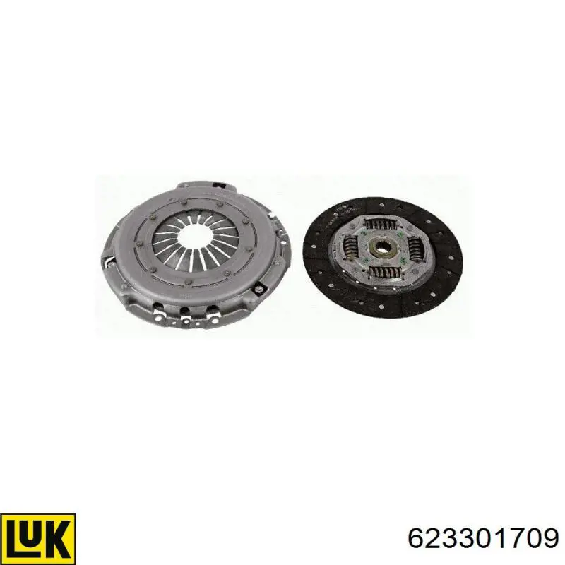 Купити 623301709 LUK Комплект зчеплення (диск, корзина, підшипник)