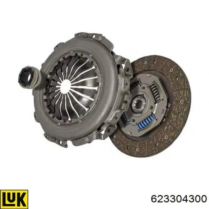 Комплект зчеплення (3 частини) LUK 623304300 ціна, від 130.60 USD