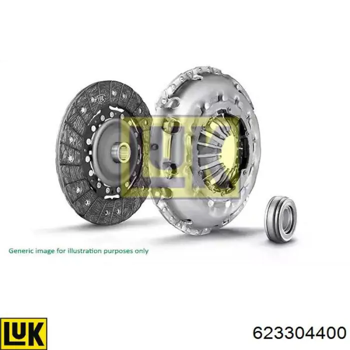 Купити 623304400 LUK Комплект зчеплення (диск, корзина, підшипник)