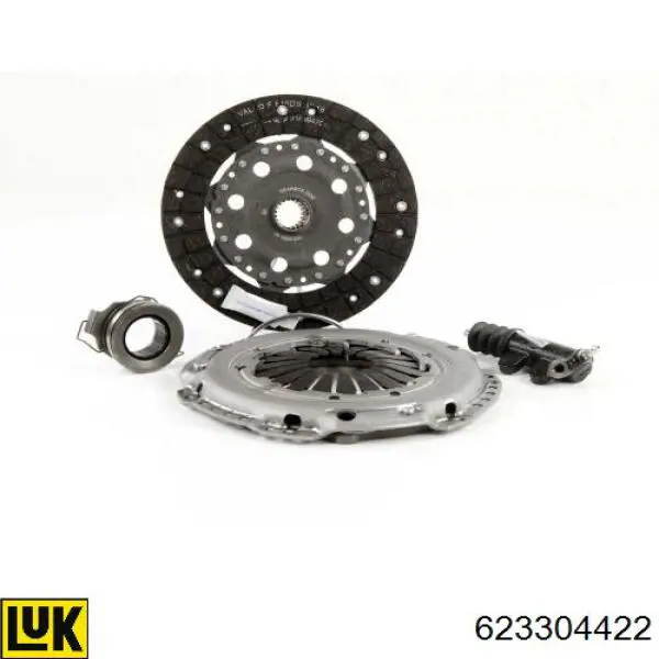 Комплект зчеплення (3 частини) LUK 623304422 ціна, від 232.02 USD