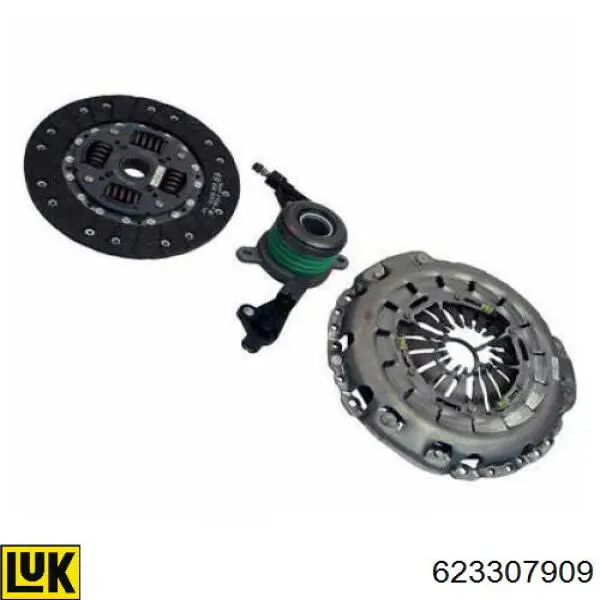 Комплект зчеплення (3 частини) LUK 623307909 ціна, від 216.26 USD