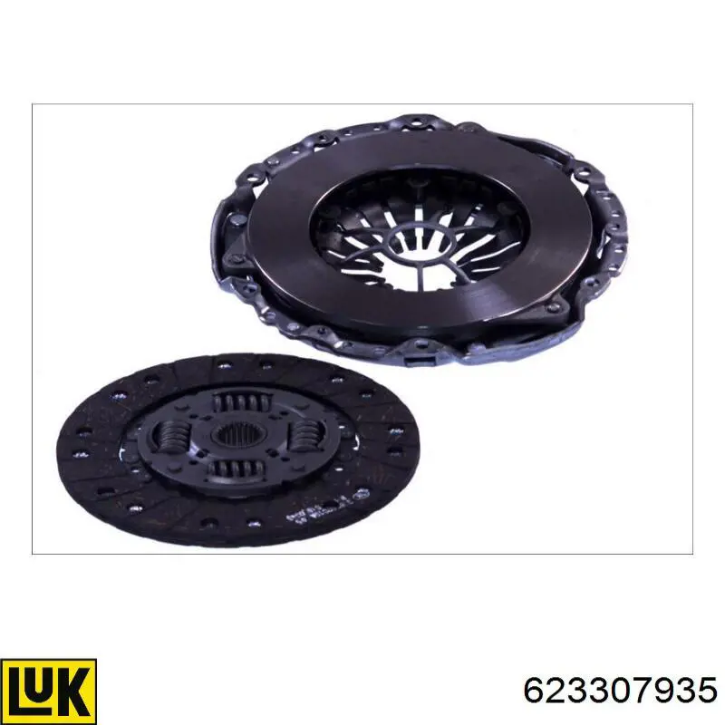 Комплект зчеплення (3 частини) LUK 623307935 ціна, від 330.25 USD