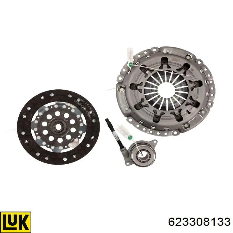 Купити 623308133 LUK Комплект зчеплення (диск, корзина, підшипник)