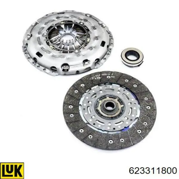 Купити 623311800 LUK Комплект зчеплення (диск, корзина, підшипник)