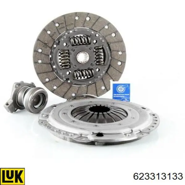 Комплект зчеплення (3 частини) Blue Print ADW1930101 ціна, від 187.03 USD