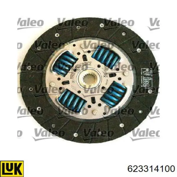 Комплект зчеплення (3 частини) LUK 623314100 ціна, від 115.14 USD