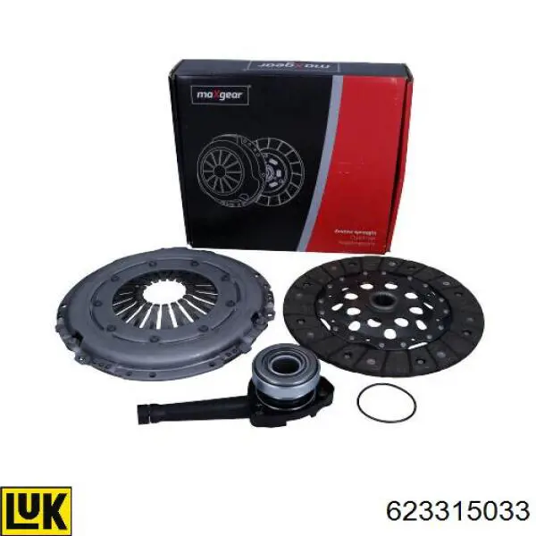 Комплект зчеплення (3 частини) LUK 623315033 ціна, від 200.50 USD