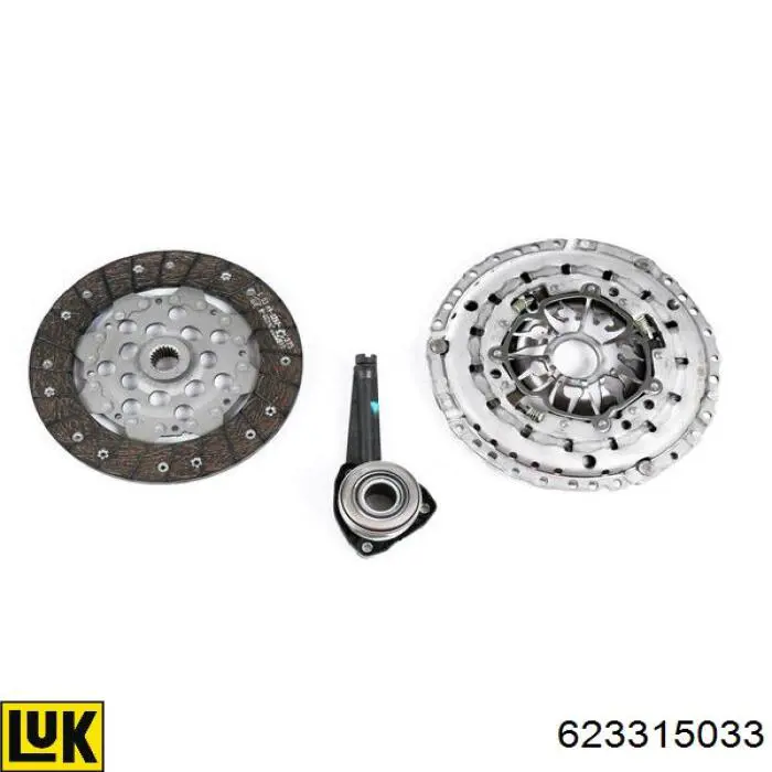 Купити 623315033 LUK Комплект зчеплення (диск, корзина, підшипник)