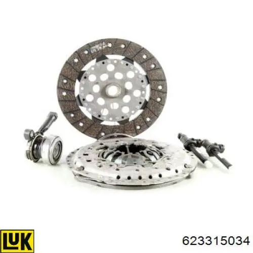 Комплект зчеплення (3 частини) LUK 623315034 ціна, від 202.99 USD