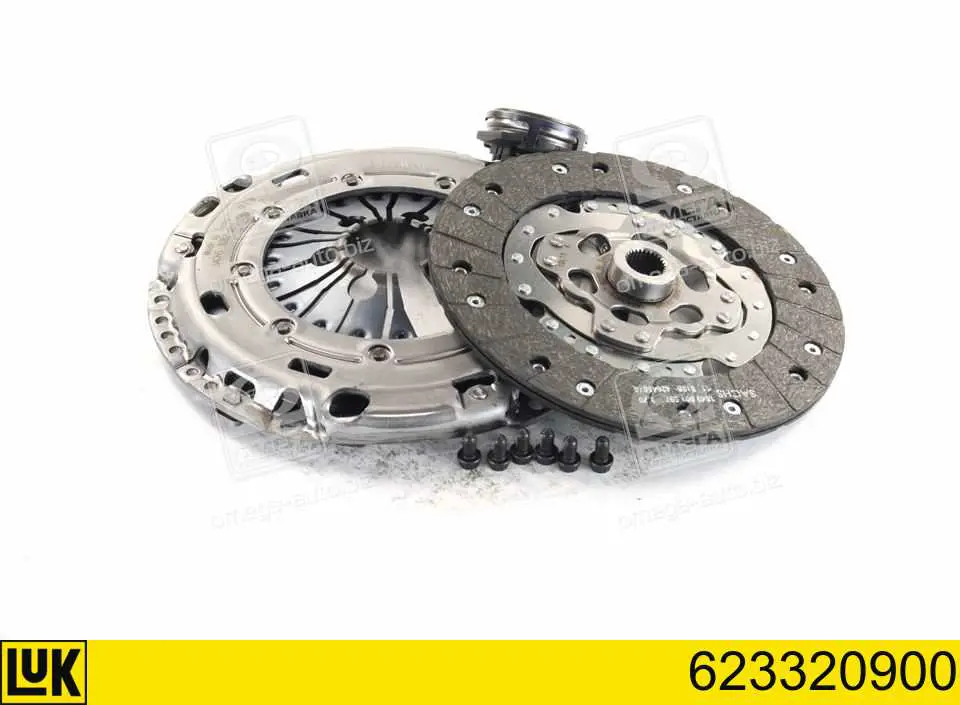 Комплект зчеплення (3 частини) LUK 623320900 ціна, від 232.14 USD