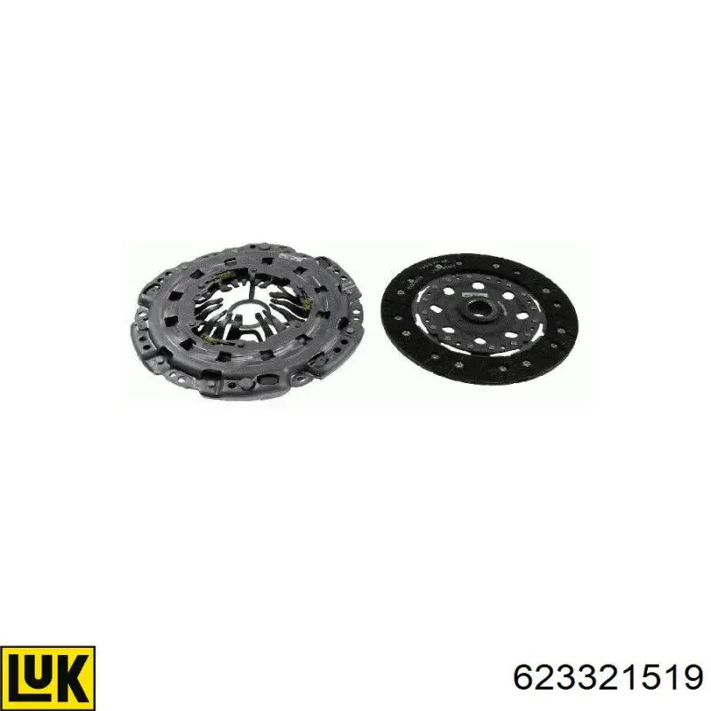 Комплект зчеплення (3 частини) LUK 623321519 ціна, від 248.92 USD