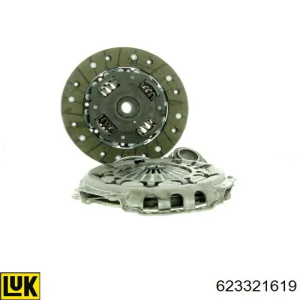 Комплект зчеплення (3 частини) LUK 623321619 ціна, від 295.72 USD