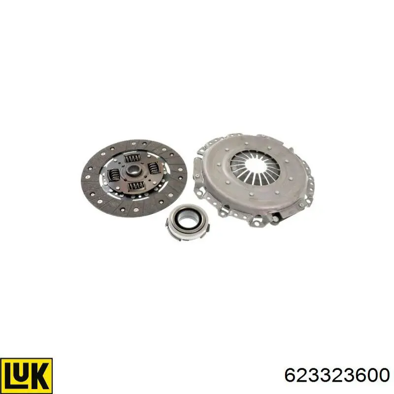 Комплект зчеплення (3 частини) LUK 623323600 ціна, від 213.17 USD