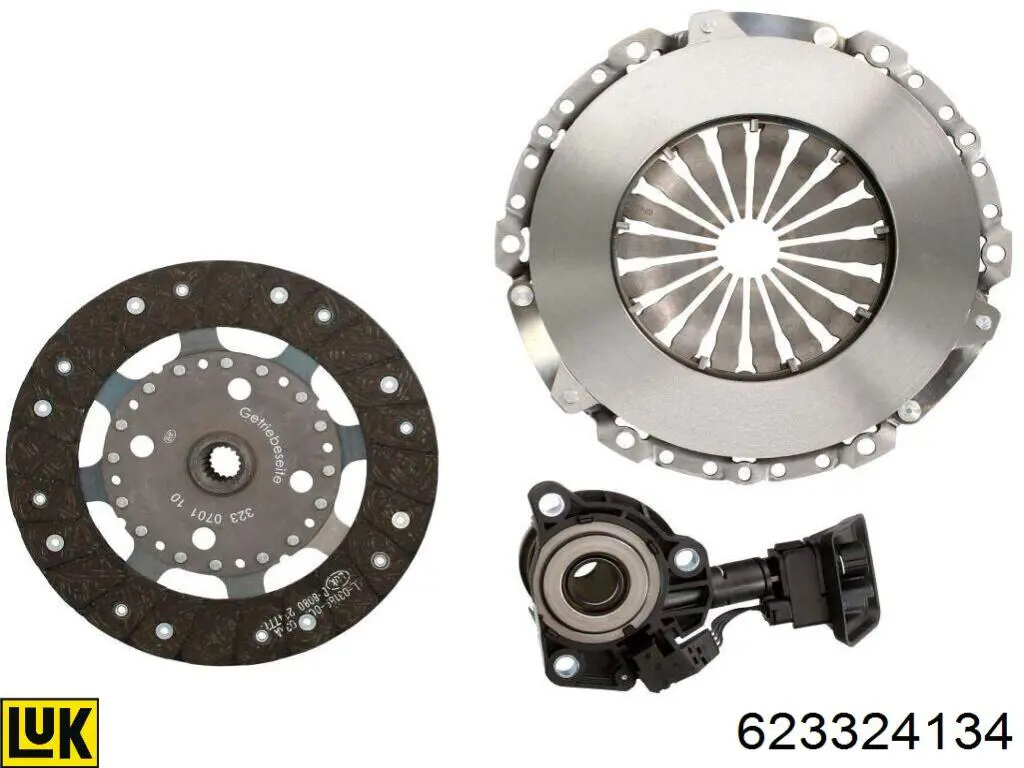 Комплект зчеплення (3 частини) LUK 623324134 ціна, від 254.85 USD
