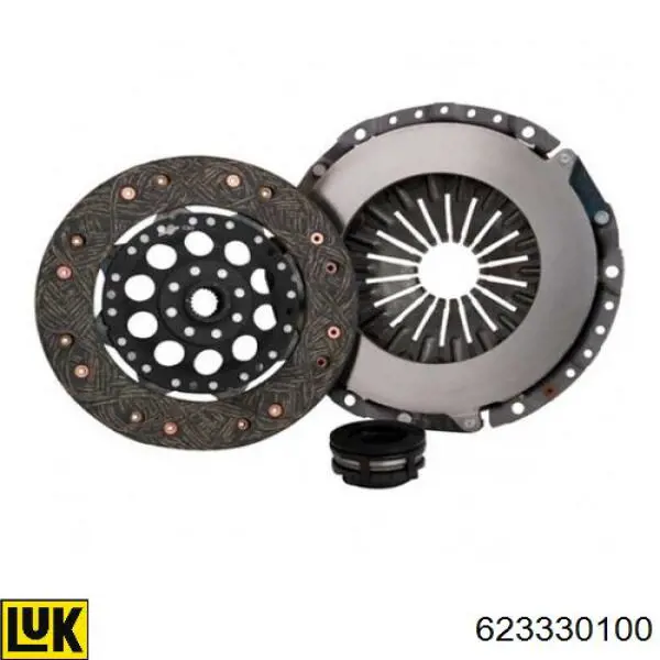 Комплект зчеплення (3 частини) LUK 623330100 ціна, від 205.53 USD