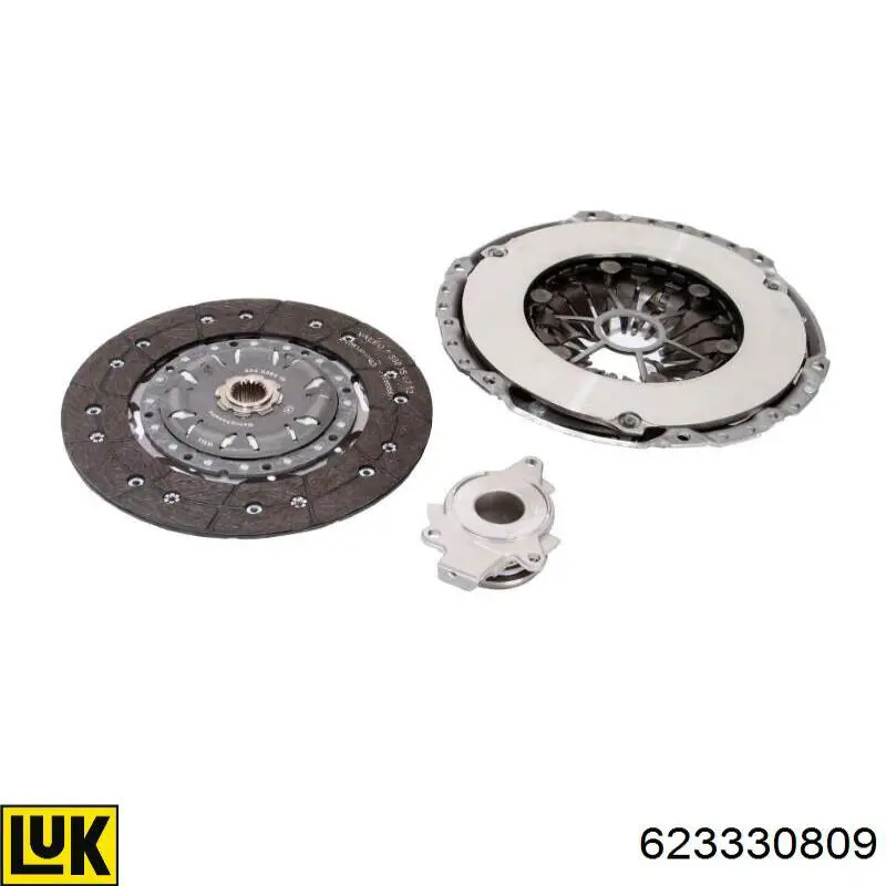 Комплект зчеплення (3 частини) LUK 623330809 ціна, від 150.55 USD