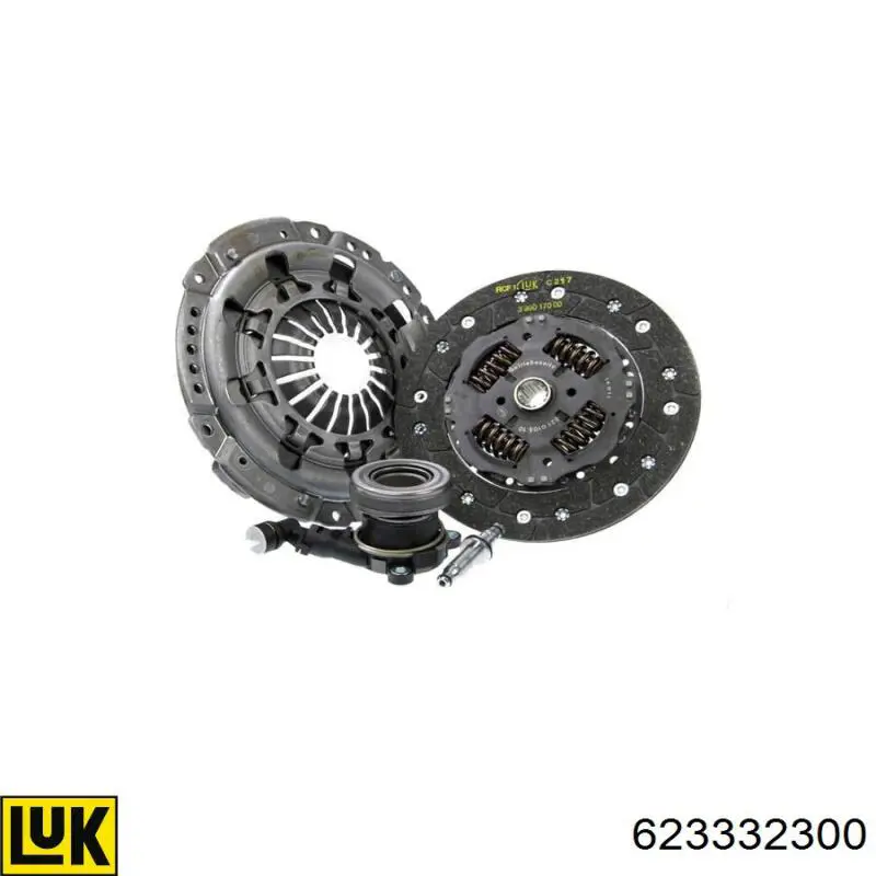 Комплект зчеплення (3 частини) LUK 623332300 ціна, від 173.41 USD