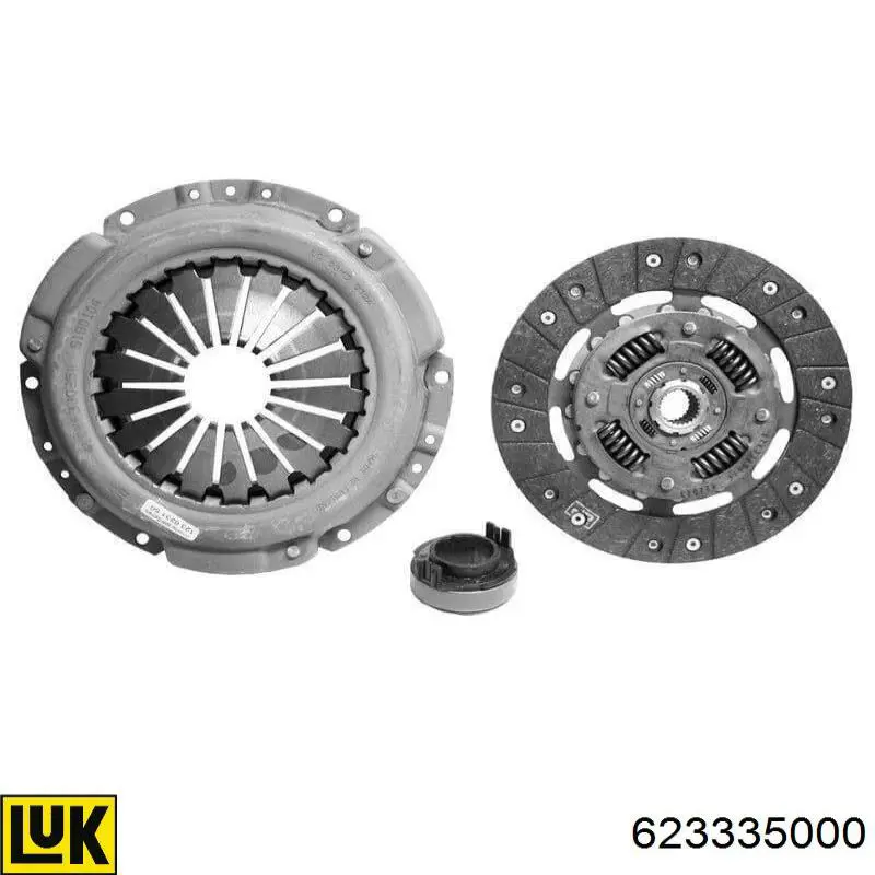 Комплект зчеплення (3 частини) LUK 623335000 ціна, від 158.60 USD