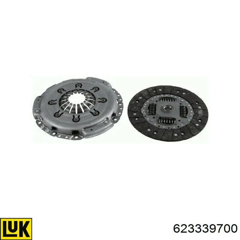 Комплект зчеплення (3 частини) LUK 623339700 ціна, від 166.22 USD