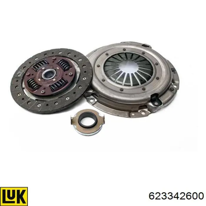 Комплект зчеплення (3 частини) LUK 623342600 ціна, від 162.54 USD