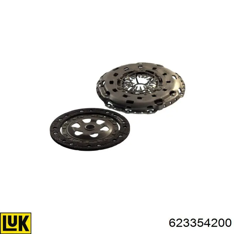 Комплект зчеплення (3 частини) LUK 623354200 ціна, від 232.14 USD