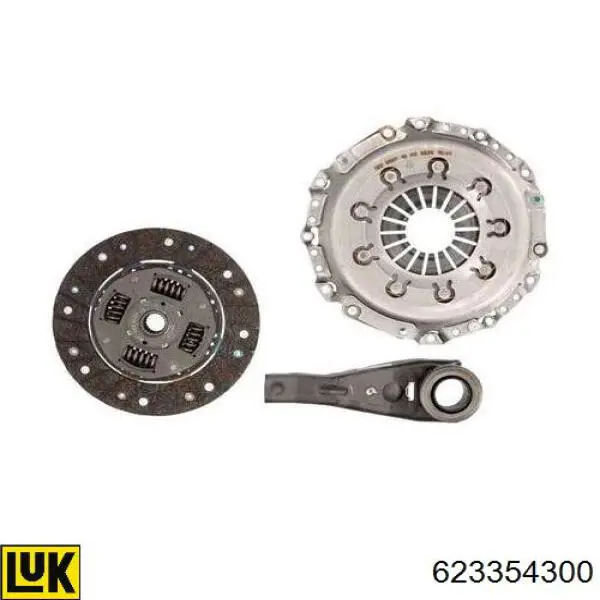 Комплект зчеплення (3 частини) LUK 623354300 ціна, від 221.75 USD