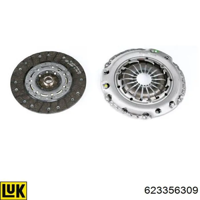 Комплект зчеплення (3 частини) Opel 1629111 ціна, від 180.71 USD