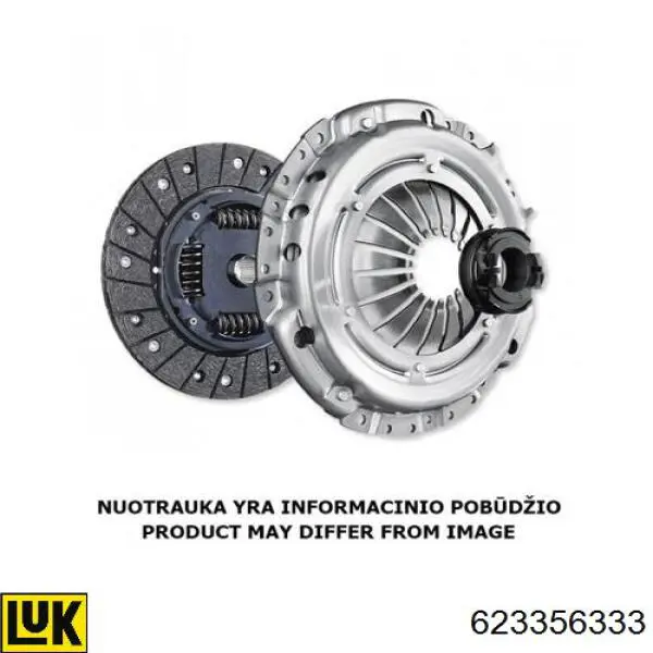 Комплект зчеплення (3 частини) LUK 623356333 ціна, від 280.62 USD