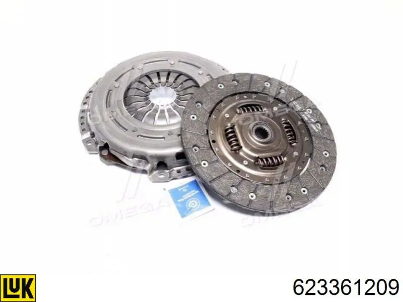 Комплект зчеплення (3 частини) LUK 623361209 ціна, від 147.83 USD